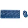 Combo Teclado e Mouse Letron Harry Potter, Wireless e Bluetooth, Azul