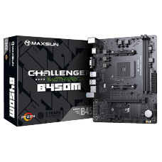 Placa-Mãe Maxsun B450M MS-Challenger B450 AM4 mATX | Terabyte