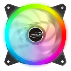 Cooler para Gabinete Fantech Turbine, Rainbow, Black, 120mm, FC124