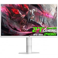 Monitor Gamer SuperFrame Orbit Plus, 27 Pol, Quad HD, 240Hz, IPS, 1ms, 115% sRGB, FreeSync/G-Sync, HDMI/DP, Branco, SFOFW-27240-QHD-PRO - Open Box