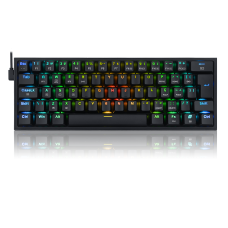 Teclado Mecânico Gamer Redragon Fizz Pro, Wireless, RGB, Switch Blue, ABNT2, Black, K616-RGB-B (PT-BLUE)