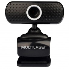 Webcam Multilaser Standard, 480P, 30FPS, Sensor Cmos, USB, Microfone, WC051