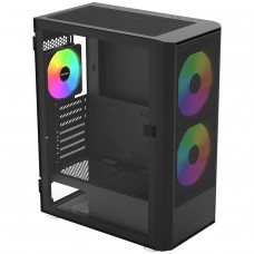 Gabinete Montech X2 Plus Mid Tower ATX 3 Fans ARGB | Terabyte