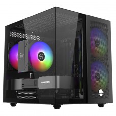 Gabinete Gamer Ninja Kazan X3 Mini M-ATX 3 Fans | Terabyte