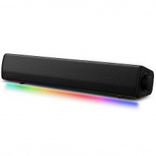 Caixa De Som Creative Sound Blaster GS3 SoundBar, RGB, 24W, USB/Bluetooth/P2, Black, 51MF8465AA000