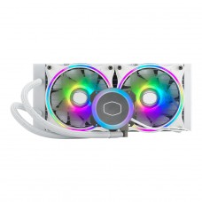 Water Cooler Cooler Master MasterLiquid ML240 Illusion, RGB, White, 240mm, Intel-AMD, MLX-D24M-A18PW-R1