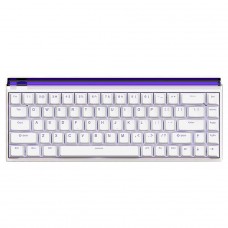 Teclado Magnético Gamer Madlions NANO68 Pro, RGB, Switch Gateron Jade Esport Pro, ANSI, Branco/Roxo