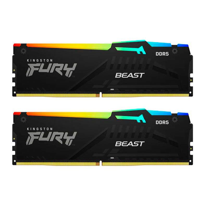 Kingston Fury Beast RGB 32GB (2x16GB) DDR5 5200MHz CL40