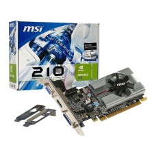 Placa de Vídeo MSI NVIDIA Geforce GT 210, 1GB, GDDR3, 64Bit, N210-MD1G/D3