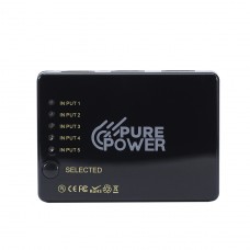 Switcher HDMI Pure Power 5 em 1 4K 30Hz PP-SWT-002 | Terabyte