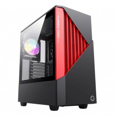 Gabinete Gamemax Contac ARGB Mid Tower Black/Red | Terabyte