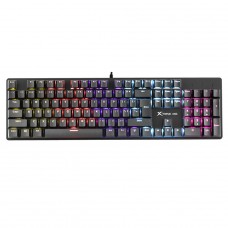 Teclado Gamer Mecânico XTrike-Me GK-915, RGB, Switch Blue, ANSI, Black