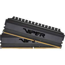 Memória DDR4 Patriot Viper Blackout, 8GB (2x4GB) 3000MHz, Gray, PVB48G300C6K