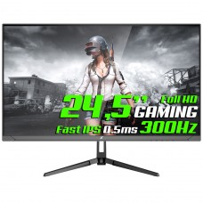 Monitor Gamer SuperFrame Epic, 24.5 Pol, Fast IPS, Full HD, 0.5ms, 300Hz, HDR, FreeSync, Preto, SFPFB-24300-FHD-PRO - Open Box