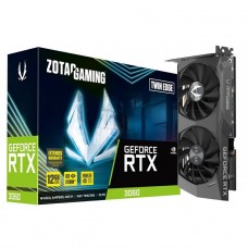 Placa de Vídeo Zotac Gaming GeForce RTX 3060 Twin Edge, 12GB GDDR6, DLSS, Ray Tracinng, ZT-A30600E-10M