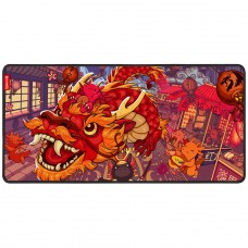 Mousepad Gamer Redragon Flick XL Special Edition Festival do Dragão, 400x900mm, Vermelho, P032FD - Open Box