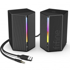 Caixa de Som Gamer Fifine A20 Estéreo RGB USB P2 | Terabyte