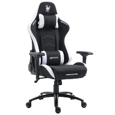 Cadeira Gamer Podcaster, Reclinável, 4D, Preta e Branca - Open Box