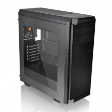 Gabinete Gamer ThermalTake V100, Mid Tower, Black, ATX, Sem Fonte, Com 1 Fan, CA-1K7-00M1WN-00