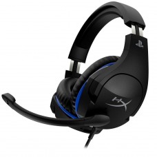 Headset Gamer HyperX Cloud Stinger, 50mm, PS5 e PS4, P3, Preto e Azul, HX-HSCSS-BK/AM - Open Box