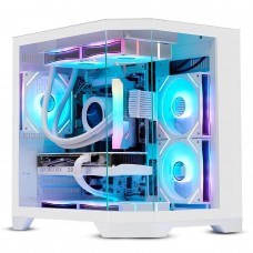 Gabinete Liketec Impossible Snow Aquário mATX | Terabyte