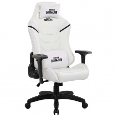 Cadeira Gamer Ninja Edição Especial Madara, Reclinável, 4D, Branco e Preto