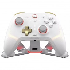 Controle Gamer GameSir Cyclone 2, RGB, Wireless/Bluetooth, Hall Effect, Com Base de Carregamento, Branco, BDL-WT