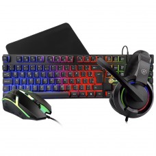 Combo Gamer Kalkan Odin Lite 4 em 1 Rainbow USB | Terabyte