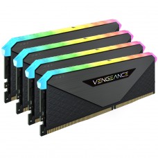 Memória DDR4 Corsair Vengeance RGB RT, 64GB (4x16GB), 3200MHz, Black, CMN64GX4M4Z3200C16
