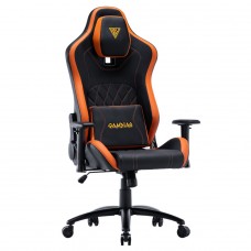 Cadeira Gamer Gamdias Zelus M3, Reclinável, Preto e Laranja, Suporta Até 140KG