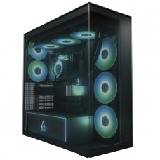 Gabinete Gamer Arctic Xtender Black E-ATX 5 Fans | Terabyte