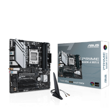 Placa Mãe Asus PRIME B650M-A WIFI II, Chipset B650, AMD AM5, mATX, DDR5, 90MB1EG0-M0EAY0