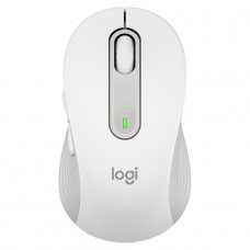 Mouse Logitech Signature M650 L, Sem Fio/Bluetooth, 4000 DPI, 5 Botões, SilentTouch, Branco, 910-006233