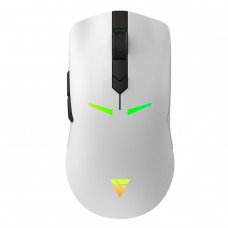 Mouse Gamer Force One One Sirius, RGB, Wireless/USB-C, Sensor Pixart 3325, 10000 DPI, 7 Botões, White, FR.MO.SR.01