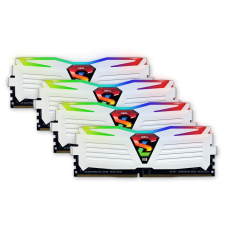 Kit Memória DDR4 Geil Super Luce RGB, 32GB (4X8GB) 3000MHz, White, GALWS48GB3000C16ASC