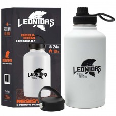 Garrafa Térmica Leonidas 1750ml Metal Branco | Terabyte