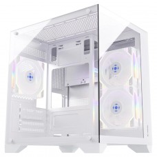 Gabinete Gamer Fortrek Clarity Mid Tower Branco | Terabyte