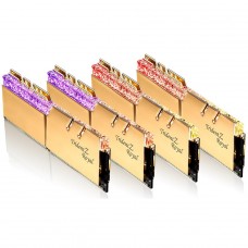 Memória DDR4 G.Skill Trident Z Royal RGB, 32GB (4x8GB), 3600Mhz, Golden, F4-3600C18Q-32GTRG