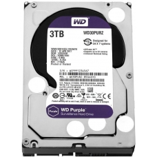 HD WD Purple Surveillance 3TB, Sata III, 5400RPM, 64MB, WD30PURZ