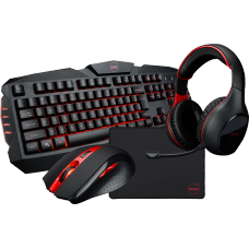 Combo Gamer Dazz Arsenal 4 em 1, Teclado, Mouse Headset e Mousepad, 625237