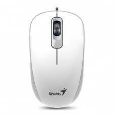 Mouse Genius DX-110, USB, 1000 DPI, 3 Botões, White