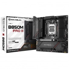 Placa Mãe Maxsun Terminator B850M Pro II WiFi7, Chipset B850, AMD AM5, mATX, DDR5