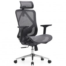 Cadeira de Escritório Dr. Office Ergo Mesh Cinza | Terabyte