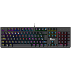 Teclado Mecânico Gamer Ninja Leap, Switch Blue, Black - Open Box