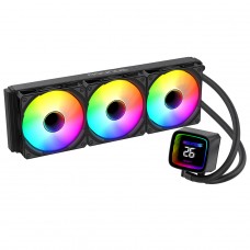 Water Cooler Round5 Boreah 360mm ARGB com Display | Terabyte