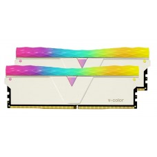 Memória DDR4 V-Color Prism Pro, 16GB (2x8GB), 4000Mhz, RGB, Silver, TL8G40819D-E6PRSWK