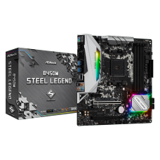 Placa-Mãe ASRock B450M Steel Legend B450 AM4 mATX | Terabyte