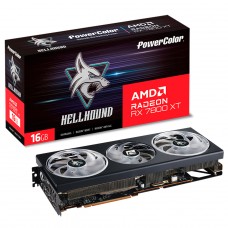 Placa de Vídeo PowerColor AMD Radeon RX 7800 XT Hellhound, 16GB, GDDR6, FSR, Ray Tracing, RX7800XT 16G-L/OC - Open Box