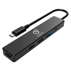 Hub Adaptador 5 em 1 Keytime LinkPoint USB-C HDMI | Terabyte