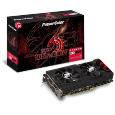 Placa de Vídeo RX 570 Red Dragon 4GB GDDR5 PowerColor - Open box